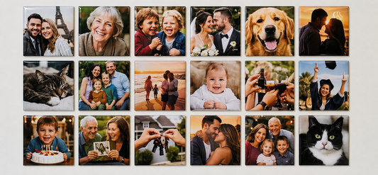 Turn your favorite photo into 9 high-quality custom magnets (9pcs)